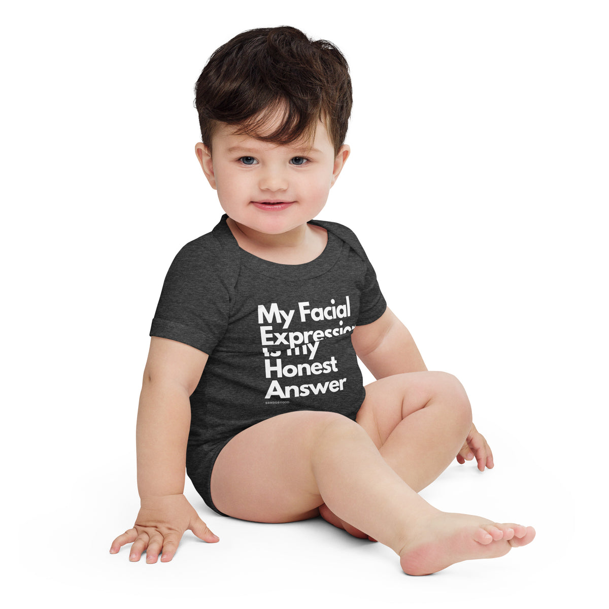 The Honest-Tee Baby short sleeve one piece – BRNDD by God
