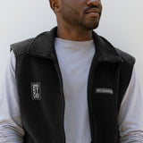 BRNDD logo Men’s Columbia fleece vest