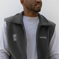 BRNDD logo Men’s Columbia fleece vest