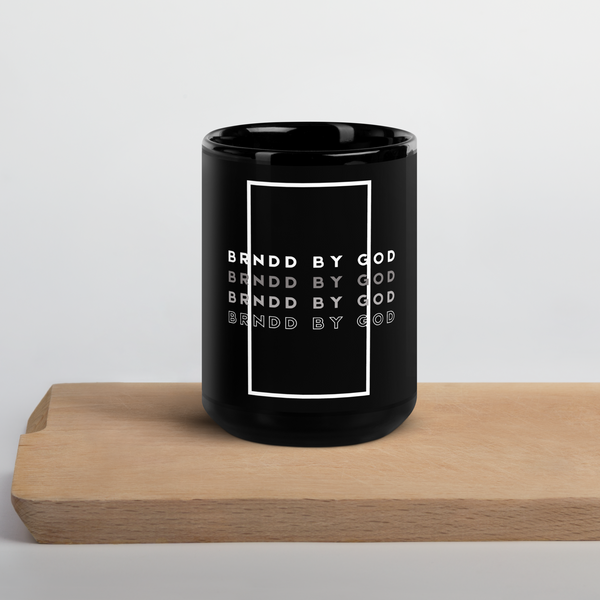 BRNDD Drip - Black Glossy Mug