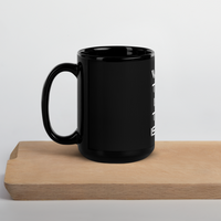 Joy and Hope - Black Glossy Mug