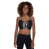 BRNDD Logo Padded Sports Bra All over print