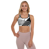 BRNDD Logo Padded Sports Bra All Over print2