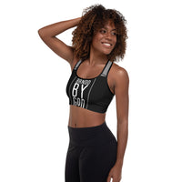 BRNDD Logo Padded Sports Bra All over print