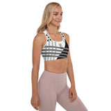 BRNDD Logo Padded Sports Bra All Over print2