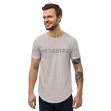 BeTheBrand Men's Curved Hem T-Shirt