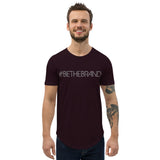 BeTheBrand Men's Curved Hem T-Shirt