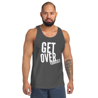 GetOverYourself wht Unisex Tank Top