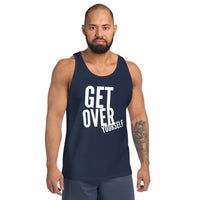 GetOverYourself wht Unisex Tank Top