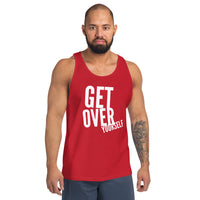 GetOverYourself wht Unisex Tank Top