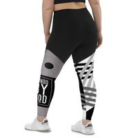 BRNDD Logo Sports Leggings All over Print2