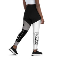 BRNDD Logo Sports Leggings All Over Print