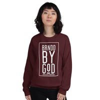 BRNDD Logo wht Unisex Sweatshirt