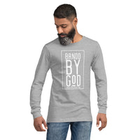 BRNDD Logo wht Unisex Long Sleeve Tee