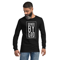 BRNDD Logo wht Unisex Long Sleeve Tee