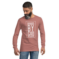 BRNDD Logo wht Unisex Long Sleeve Tee