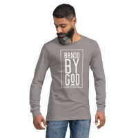 BRNDD Logo wht Unisex Long Sleeve Tee