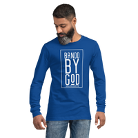 BRNDD Logo wht Unisex Long Sleeve Tee