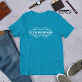 Branded by God Script2 Short-Sleeve Unisex T-Shirt