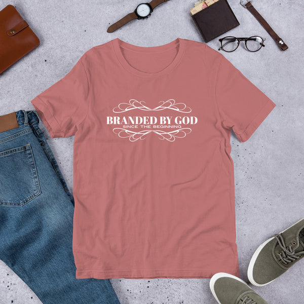 Branded by God Script2 Short-Sleeve Unisex T-Shirt