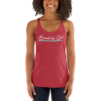 Branded by God Script1 Women's Racerback Tank