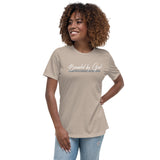 Branded by God script Women's Relaxed T-Shirt